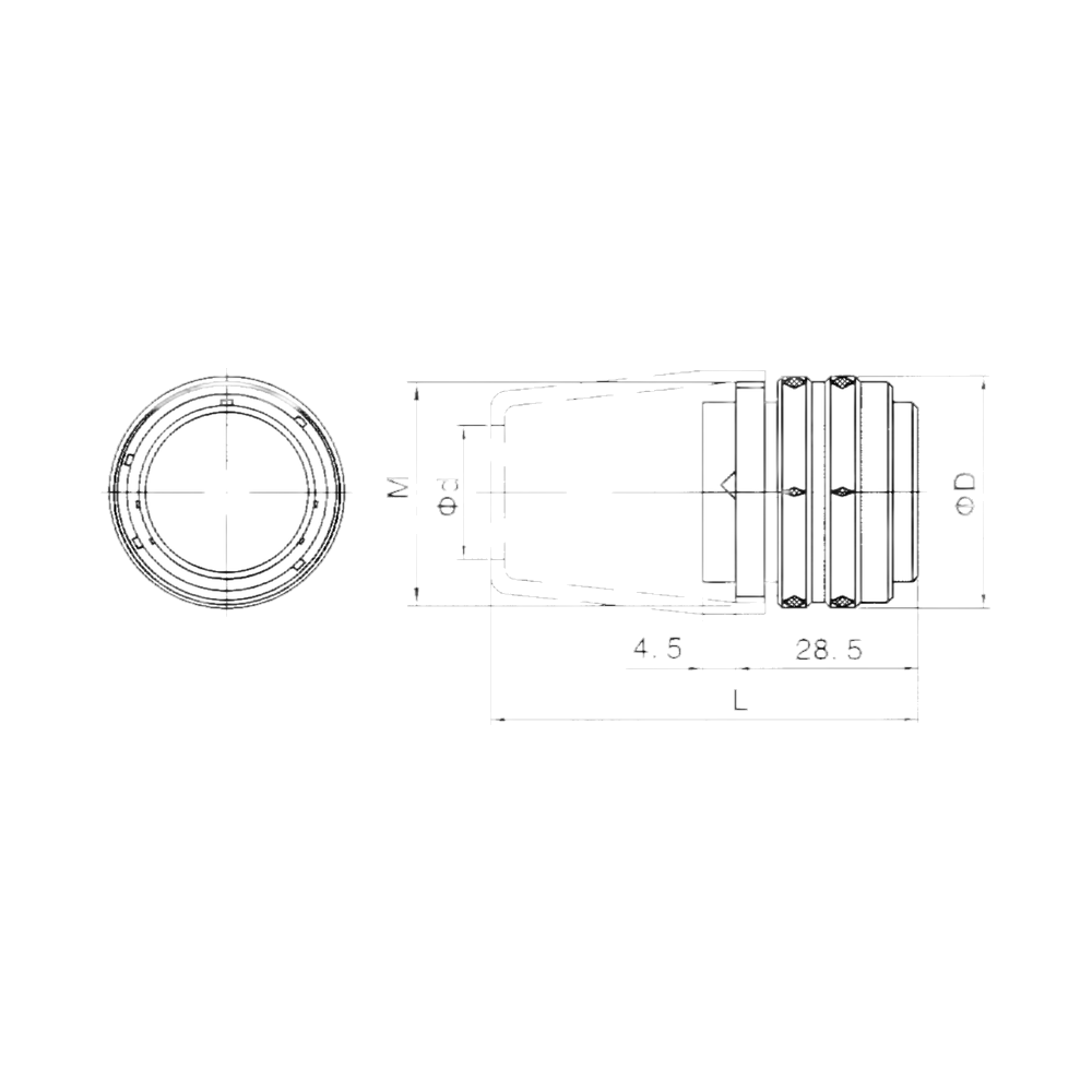 Circular electrical connector